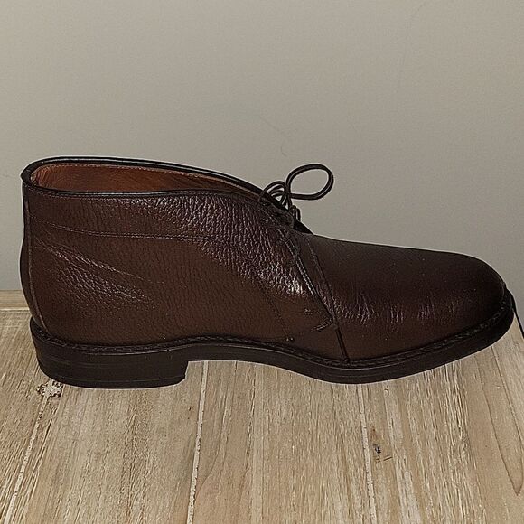 Allen Edmonds Men\'s 10 B Malvern $595 Chukka Boots 100% Leather Lace Up Brown main image 5